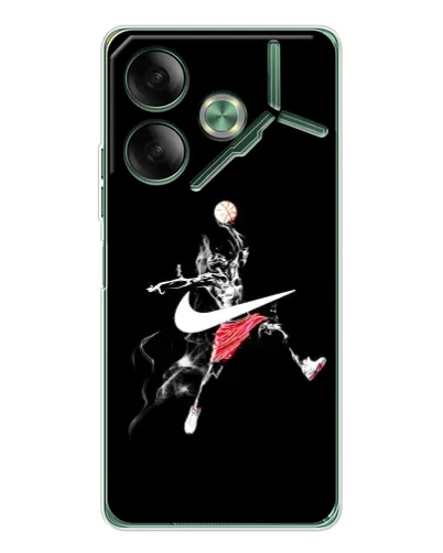 Чехол для TECNO Pova 7 5G с картинкой «Jordan Jumpman» Чехол для TECNO Pova 7 5G с картинкой «Jordan Jumpman»