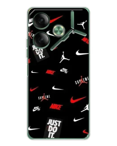 Чехол для TECNO Pova 7 5G с картинкой «Nike Mix Pattern» Чехол для TECNO Pova 7 5G с картинкой «Nike Mix Pattern»