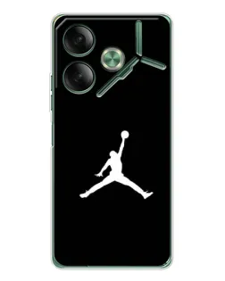 Чехол для TECNO Pova 7 5G с картинкой «Jordan Silhouette»