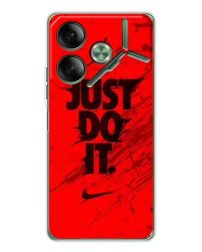 Чехол для TECNO Pova 7 5G с картинкой «Nike Just Do It» Чехол для TECNO Pova 7 5G с картинкой «Nike Just Do It»