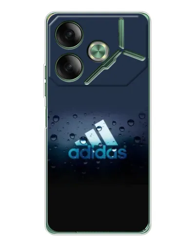 Чехол для TECNO Pova 7 5G с картинкой «Adidas Water Drops»