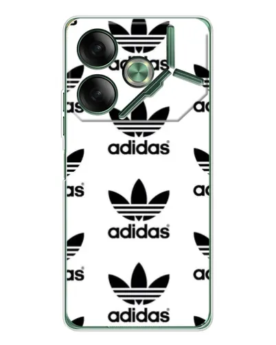 Чехол для TECNO Pova 7 5G с картинкой «Adidas Pattern»