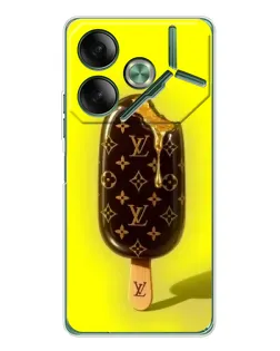Чехол для TECNO Pova 7 5G с картинкой «Мороженое от LV»