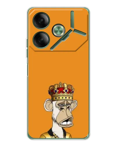 Чехол для TECNO Pova 7 5G с картинкой «Золотая обезьяна Bored Ape» Чехол для TECNO Pova 7 5G с картинкой «Золотая обезьяна Bored Ape»