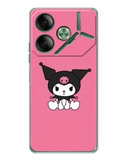 Чехол для TECNO Pova 7 5G с картинкой «Хмурая Kuromi»
