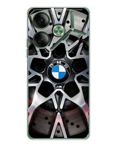 Чехол для TECNO Pova 7 5G с картинкой «BMW — деталь диска»