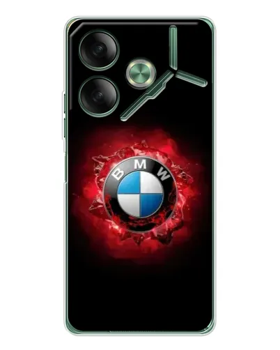 Чехол для TECNO Pova 7 5G с картинкой «Логотип BMW — вспышка»