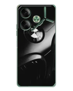 Чехол для TECNO Pova 7 5G с картинкой «Эмблема BMW — макро»