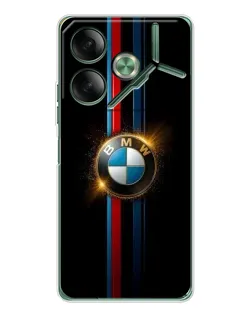 Чехол для TECNO Pova 7 5G с картинкой «BMW M-Power неон»