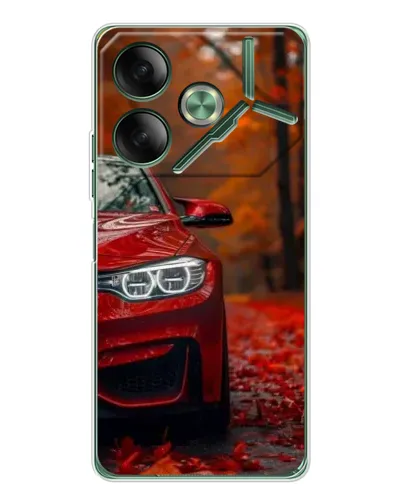 Чехол для TECNO Pova 7 5G с картинкой «Осенняя BMW M4»