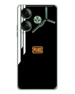 Чехол для TECNO Pova 7 5G с картинкой «PUBG — вертикальные линии»