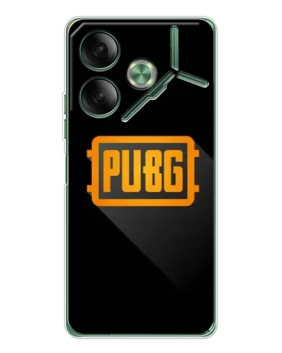 Чехол для TECNO Pova 7 5G с картинкой «PUBG — рамка лого»