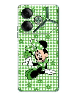 Чехол для TECNO Pova 7 5G с картинкой «Mickey в клетку»