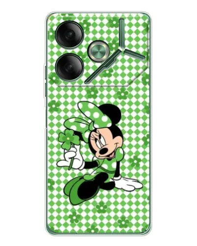 Чехол для TECNO Pova 7 5G с картинкой «Mickey в клетку»