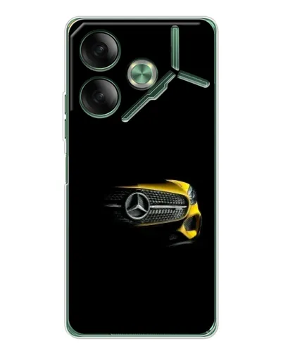 Чехол для TECNO Pova 7 5G с картинкой «Mercedes — ретро стиль»