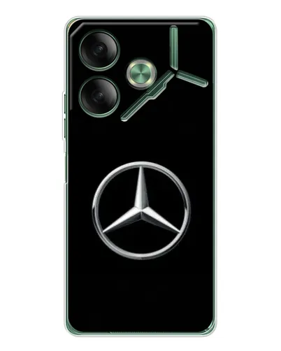 Чехол для TECNO Pova 7 5G с картинкой «Mercedes классический лого»