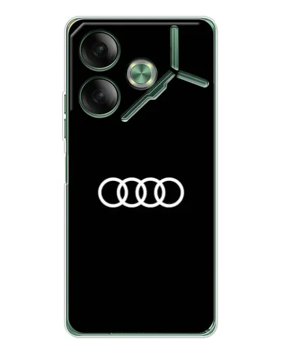 Чехол для TECNO Pova 7 5G с картинкой «Audi White Logo» Чехол для TECNO Pova 7 5G с картинкой «Audi White Logo»