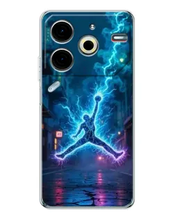 Чохол для TECNO Pova 7 Pro з картинкою «Jordan Gold Jumpman» Чохол для TECNO Pova 7 Pro з картинкою «Jordan Gold Jumpman»