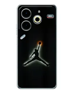 Чохол для TECNO Pova 7 Pro з картинкою «Jordan Gradient Logo» Чохол для TECNO Pova 7 Pro з картинкою «Jordan Gradient Logo»