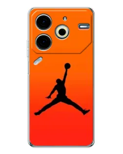 Чехол для TECNO Pova 7 Pro с картинкой «Jordan Sunset»