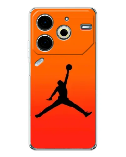 Чехол для TECNO Pova 7 Pro с картинкой «Jordan Sunset»