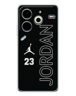 Чехол для TECNO Pova 7 Pro с картинкой «Jordan Vertical»