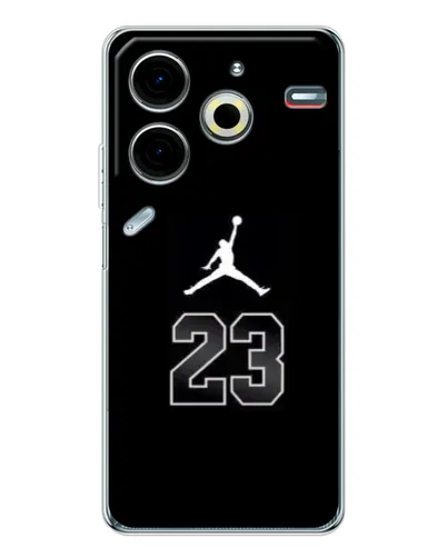 Чехол для TECNO Pova 7 Pro с картинкой «Jordan Flight 23»