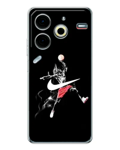 Чехол для TECNO Pova 7 Pro с картинкой «Jordan Jumpman»
