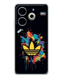 Чохол для TECNO Pova 7 Pro з картинкою «Adidas Splash» Чохол для TECNO Pova 7 Pro з картинкою «Adidas Splash»