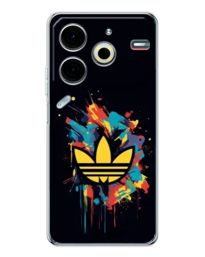 Чехол для TECNO Pova 7 Pro с картинкой «Adidas Splash»