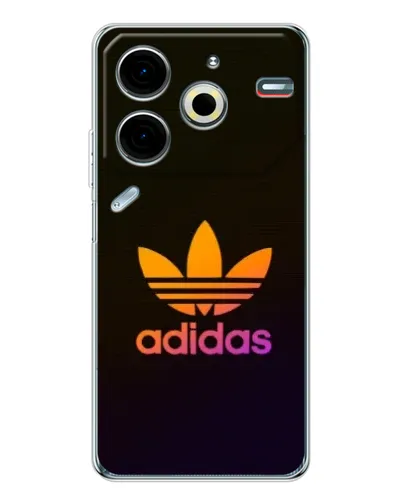 Чехол для TECNO Pova 7 Pro с картинкой «Градиент Adidas»