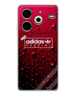 Чехол для TECNO Pova 7 Pro с картинкой «Adidas Gold Marble»
