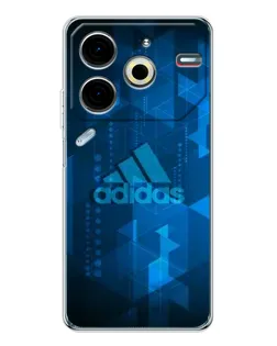 Чехол для TECNO Pova 7 Pro с картинкой «Adidas Sport Art»