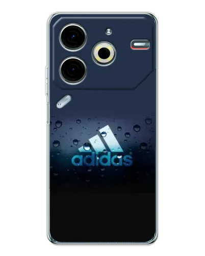 Чехол для TECNO Pova 7 Pro с картинкой «Adidas Water Drops»