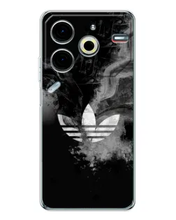 Чехол для TECNO Pova 7 Pro с картинкой «Абстрактный дым Adidas»