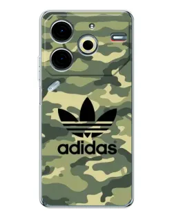 Чехол для TECNO Pova 7 Pro с картинкой «Милитари стиль Adidas»