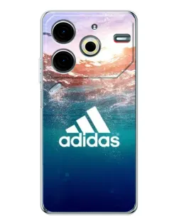 Чехол для TECNO Pova 7 Pro с картинкой «Океанская глубина адидас»