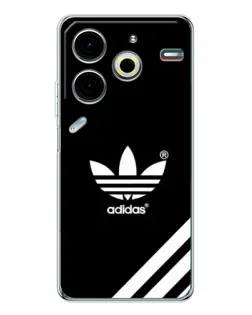 Чехол для TECNO Pova 7 Pro с картинкой «Adidas с диагональными полосами»