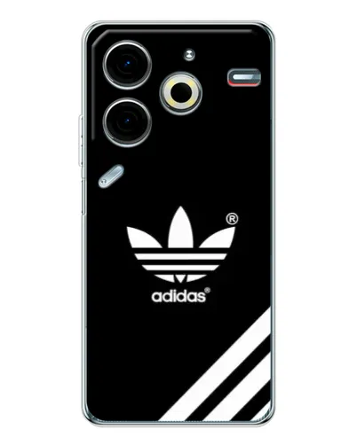 Чехол для TECNO Pova 7 Pro с картинкой «Adidas с диагональными полосами»
