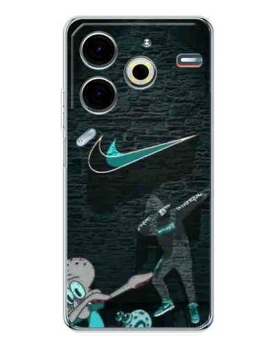 Чохол для TECNO Pova 7 Pro з картинкою «Спортивний арт Nike»