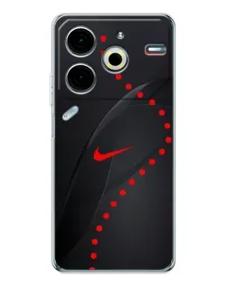 Чохол для TECNO Pova 7 Pro з картинкою «Абстрактний дизайн Nike»