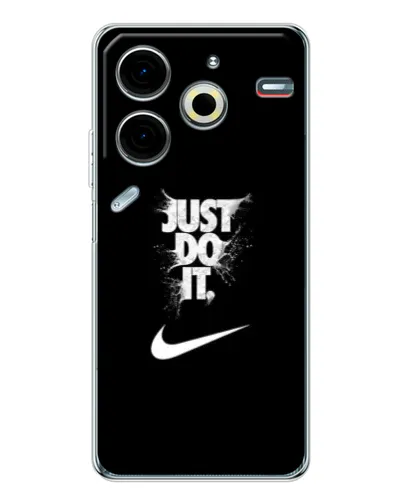 Чохол для TECNO Pova 7 Pro з картинкою «Текстовий принт Nike»