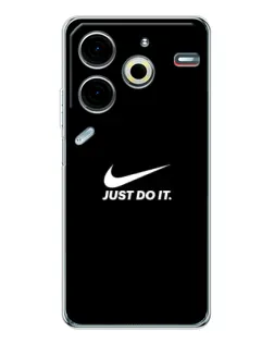 Чохол для TECNO Pova 7 Pro з картинкою «Мінімалізм від Nike»