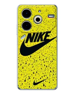 Чохол для TECNO Pova 7 Pro з картинкою «Жовтий текстурний Nike»