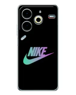 Чохол для TECNO Pova 7 Pro з картинкою «Nike — міська ніч»