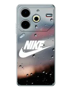 Чехол для TECNO Pova 7 Pro с картинкой «Nike в стиле ретро»