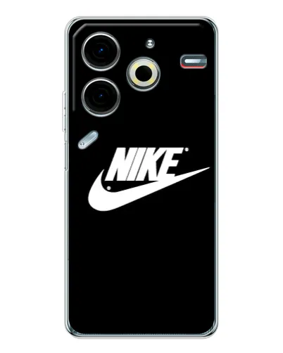 Чехол для TECNO Pova 7 Pro с картинкой «Мазки краски Nike» Чехол для TECNO Pova 7 Pro с картинкой «Мазки краски Nike»