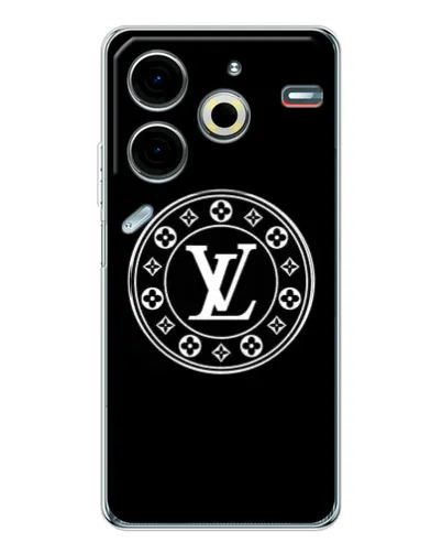 Чохол для TECNO Pova 7 Pro з картинкою «LV — печатка стилю» Чохол для TECNO Pova 7 Pro з картинкою «LV — печатка стилю»