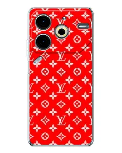 Чохол для TECNO Pova 7 Pro з картинкою «Яскравий паттерн LV»