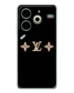 Чохол для TECNO Pova 7 Pro з картинкою «Louis Vuitton — мінімалізм»
